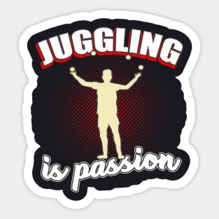 Juggling Passion Juggler Sticker